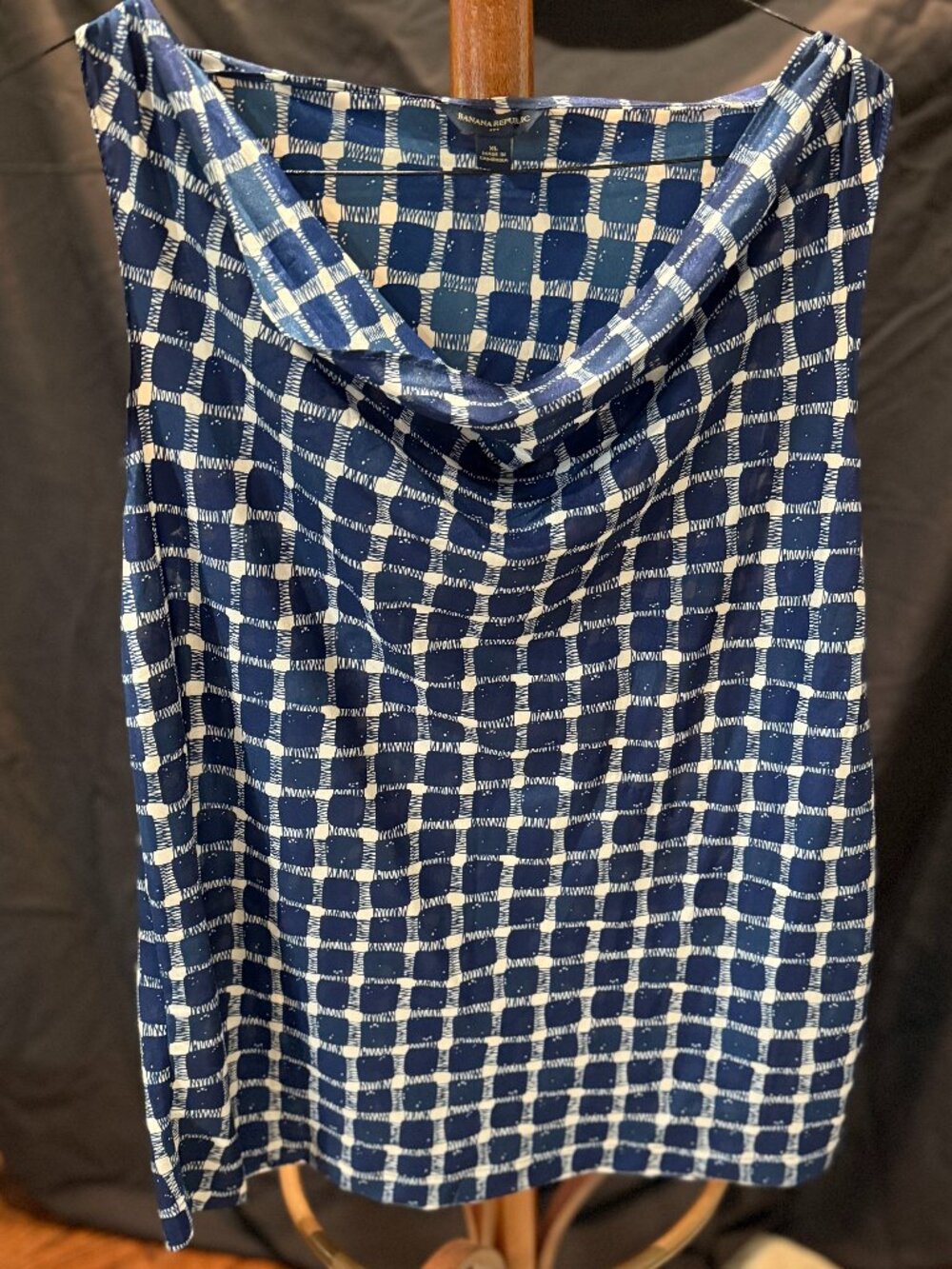 Banana Republic boat-neck blouse Size XL